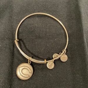Alex & Ani Silver Tone Cincinnati Reds, MLB, Charm Bracelet